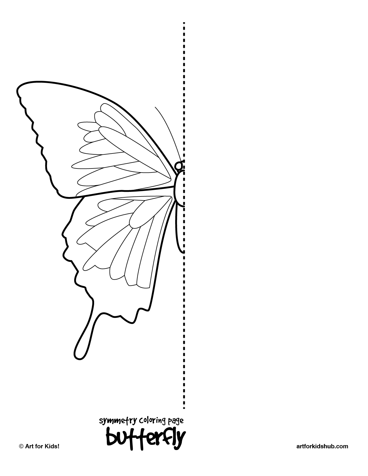 10 Free Coloring Pages Bug Symmetry Art For Kids Hub 