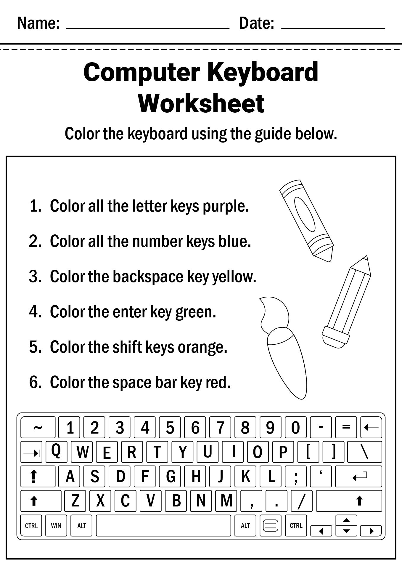 12 Computer Keyboard Worksheet Free Free PDF At Worksheeto 12 Computer Keyboard Worksheet Free Free PDF At Worksheeto