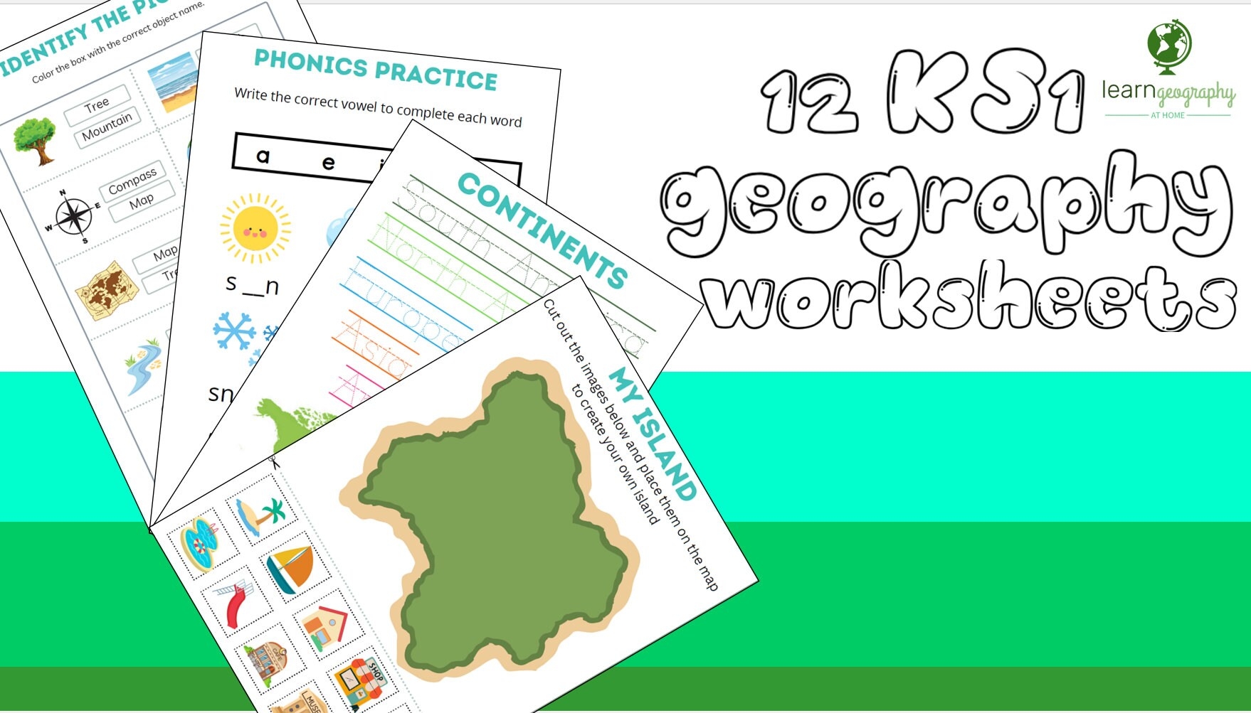 12 KS1 Geography Worksheets Etsy UK