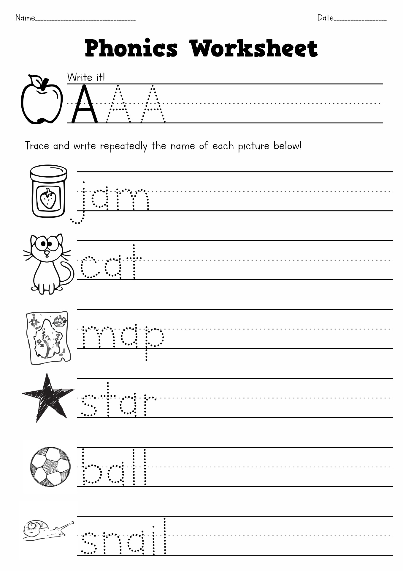 Free Printable Worksheets For 1st Graders
