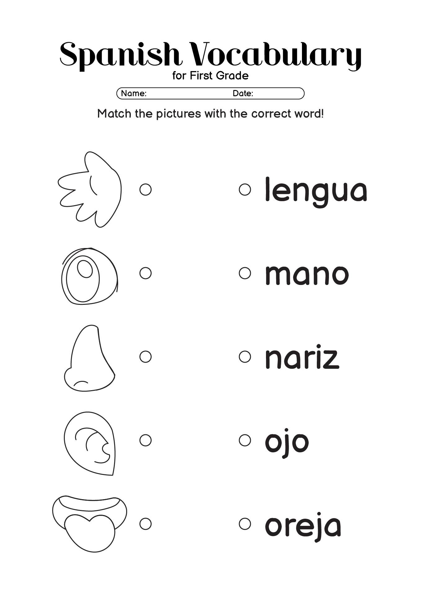 15 First Grade Spanish Worksheets Free PDF At Worksheeto 15 First Grade Spanish Worksheets Free PDF At Worksheeto