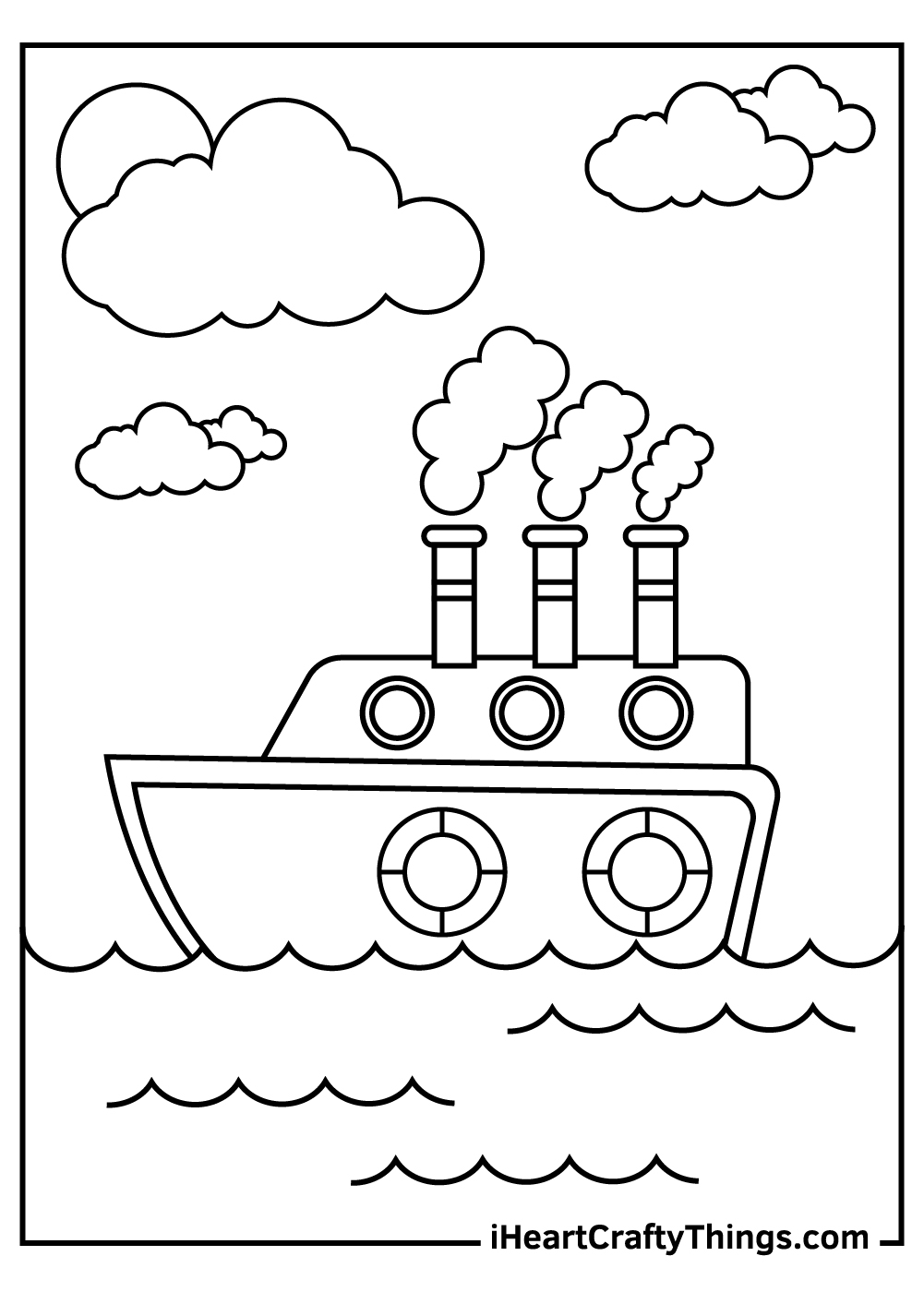 15 Ships And Boats Coloring Pages 100 Free Printables 