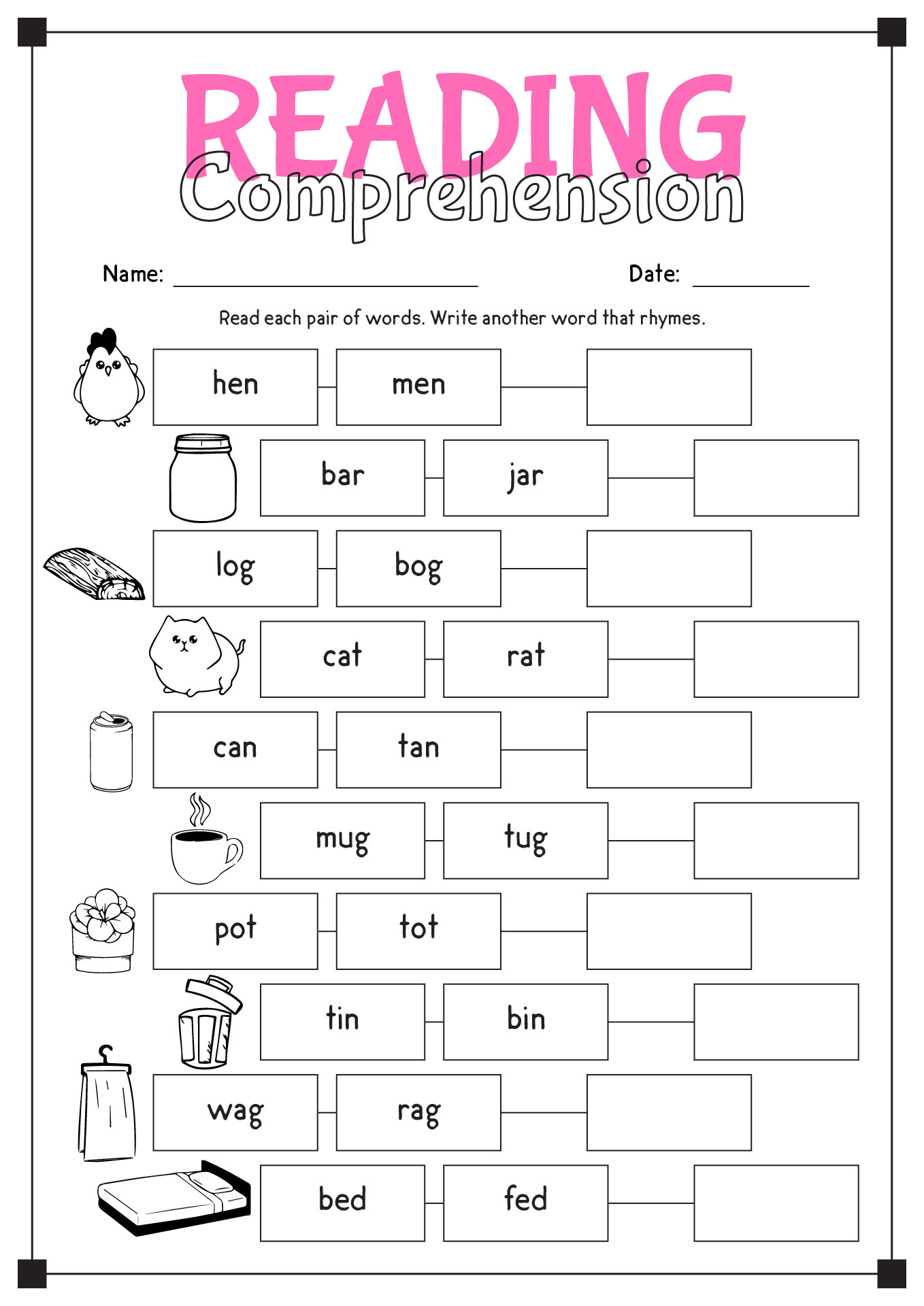 16 Comprehension Reading English Worksheets Free PDF At Worksheeto
