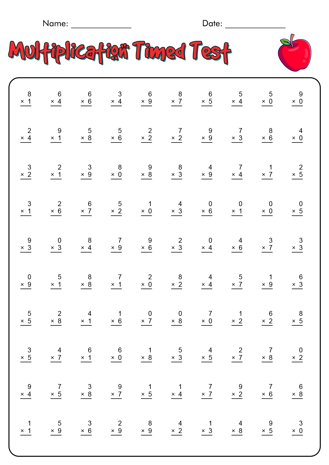 18 1 Minute Timed Addition Worksheets Free PDF At Worksheeto 18 1 Minute Timed Addition Worksheets Free PDF At Worksheeto