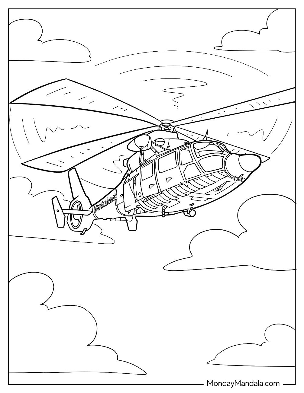 Free Printable Coloring Pages Emergency Preschool