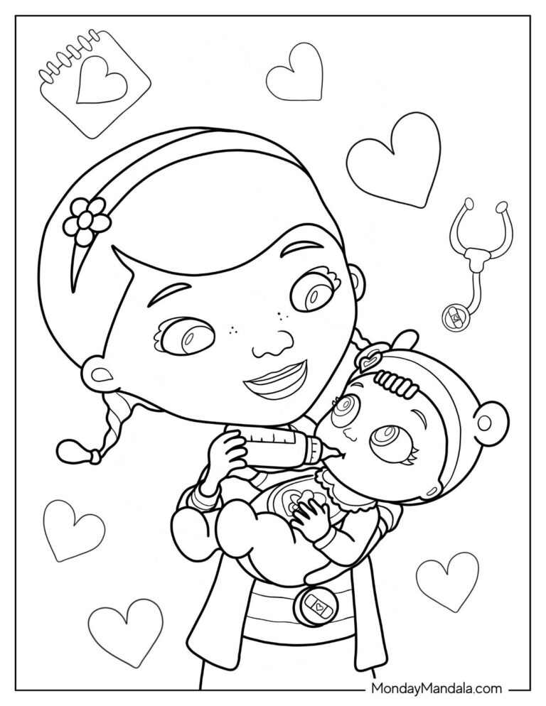 22 Doc McStuffins Coloring Pages Free PDF Printables