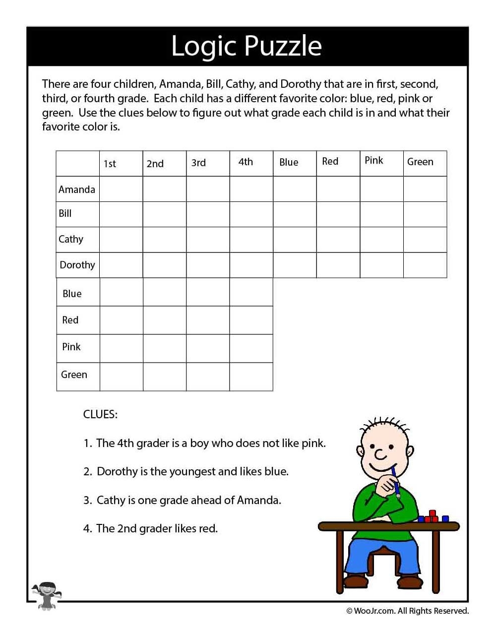 23 Free Printables For Children Ideas Math Logic Puzzles Logic Puzzles Puzzles For Kids