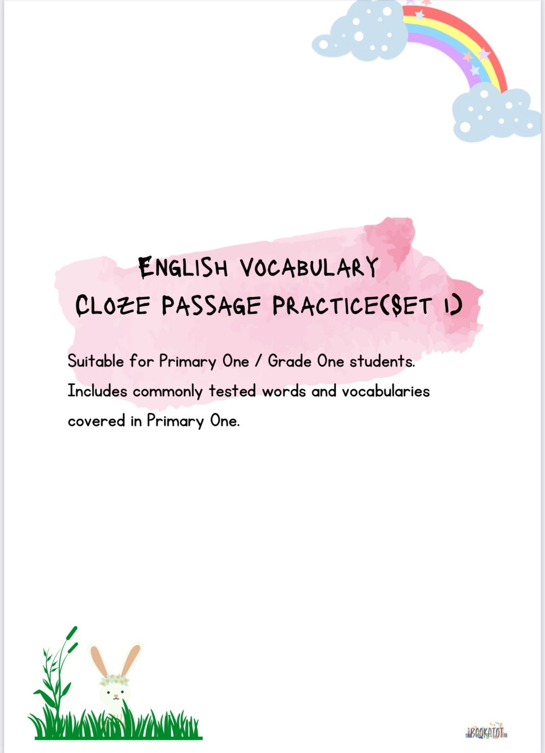 24 Printable Cloze Passage Practices For Grade 1 primary 1 