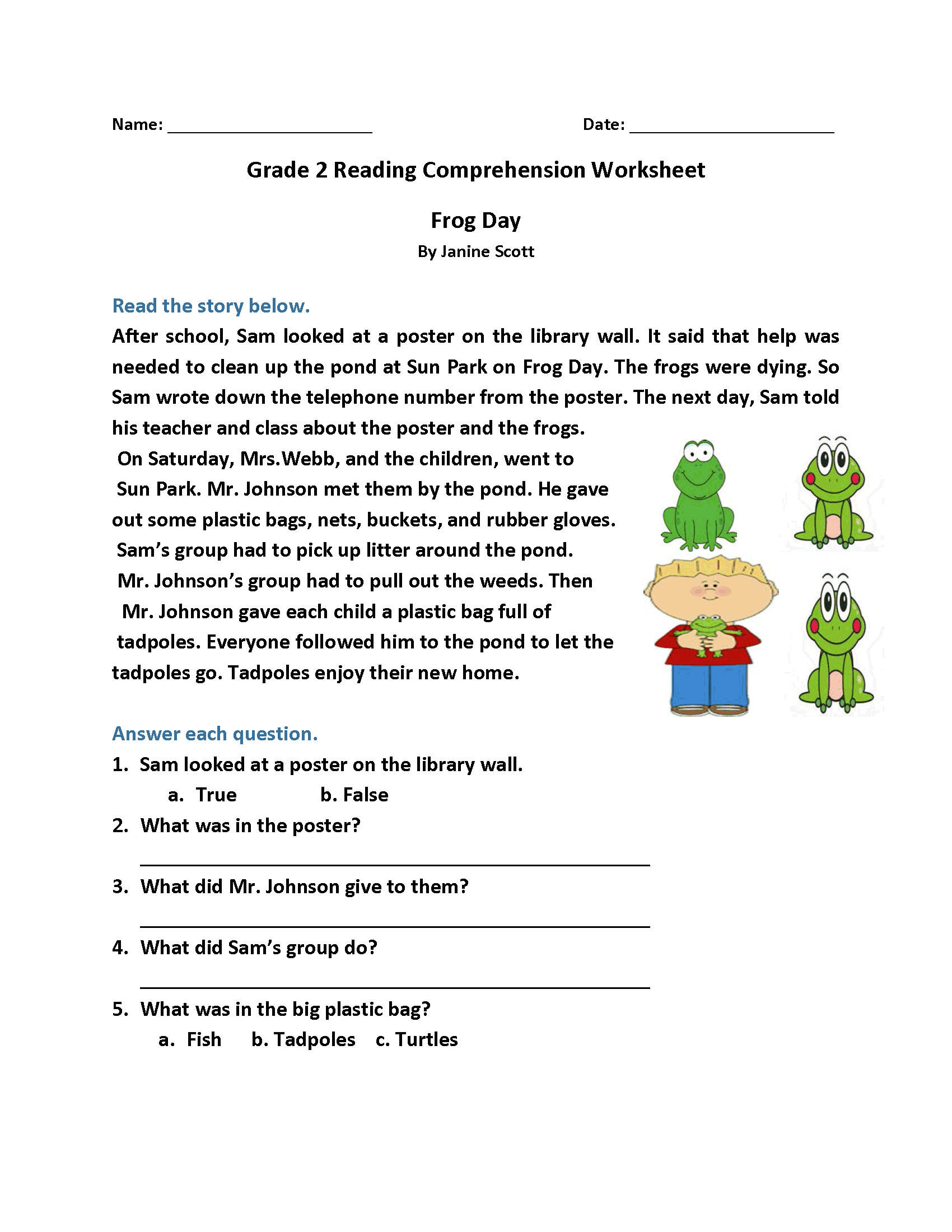 2nd Grade Reading Comprehension Worksheets Worksheets Library 2nd Grade Reading Comprehension Worksheets Worksheets Library