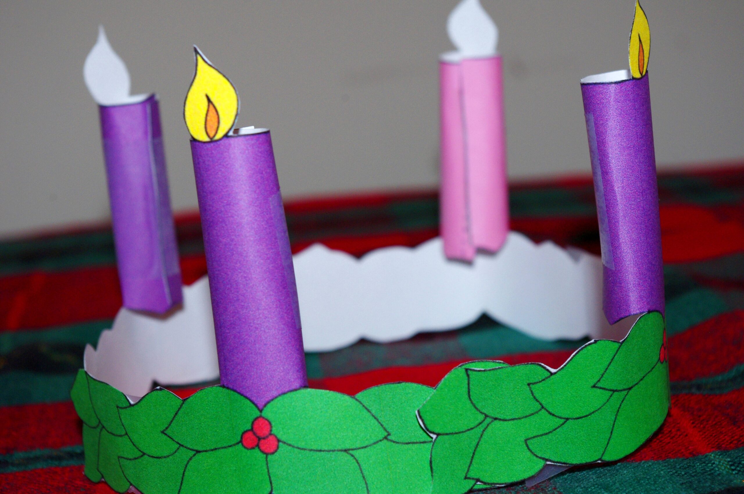 Advent Wreath Printable For Preschoolers
