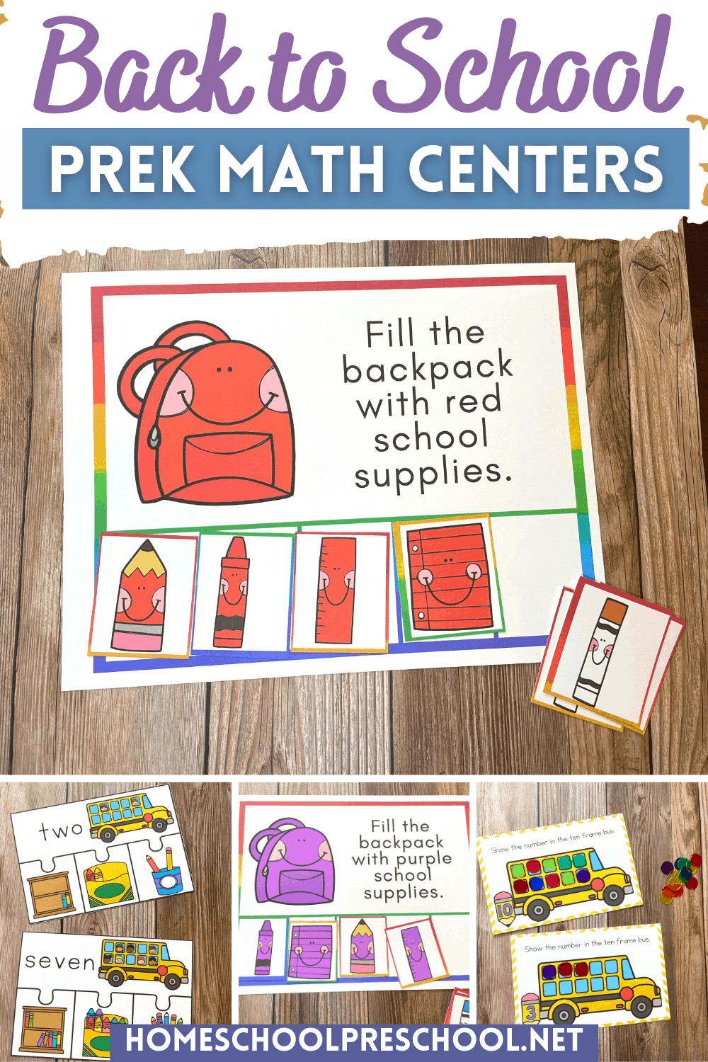 Back To School Preschool Printables