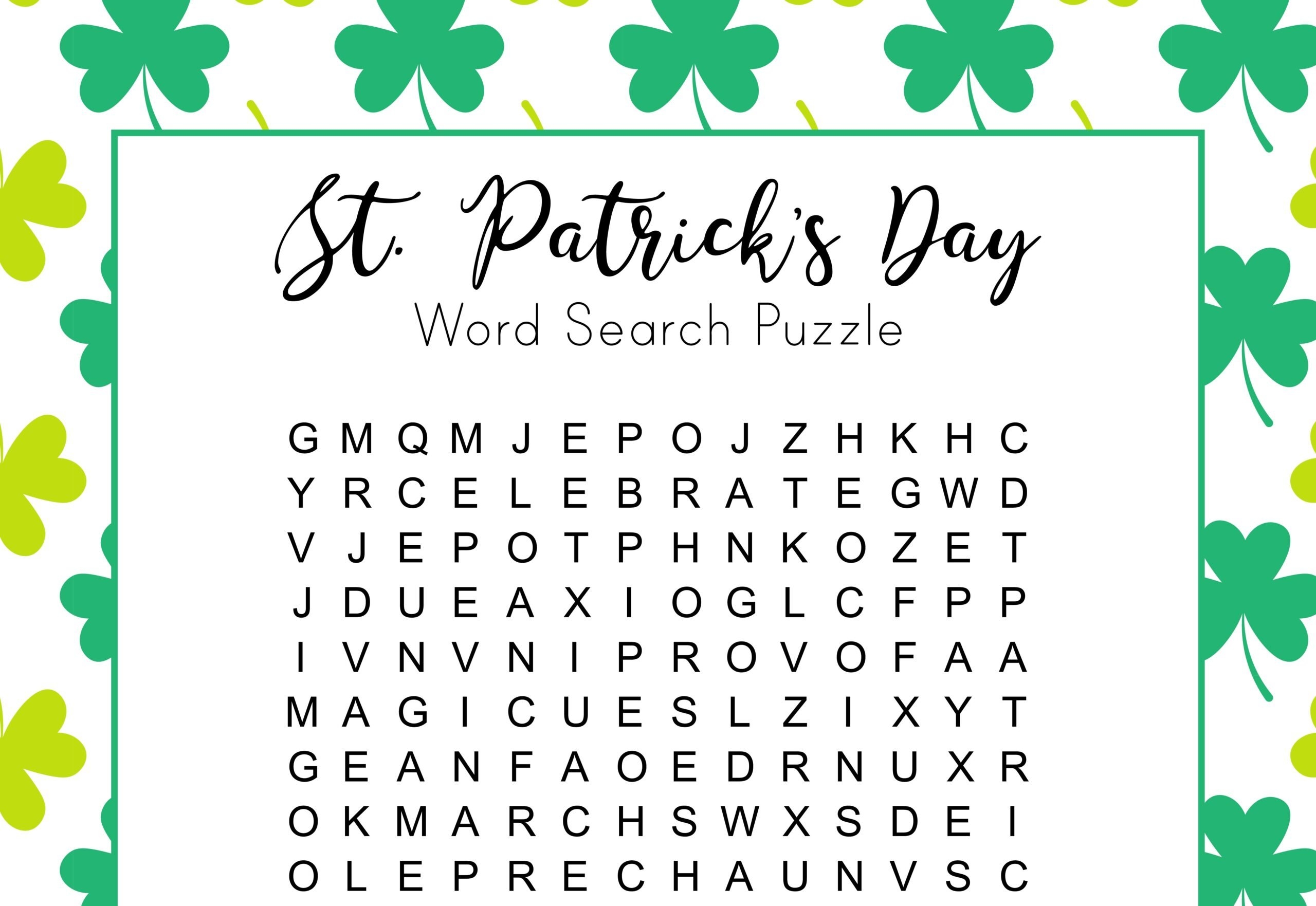 30 Free St Patrick s Day Printables For Kids Saving Talents 30 Free St Patrick s Day Printables For Kids Saving Talents