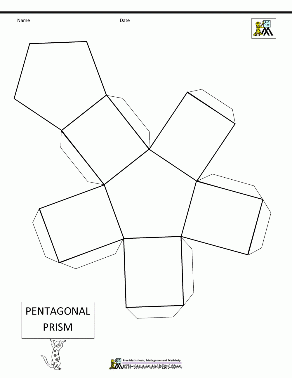 3d Geometric Shapes Nets