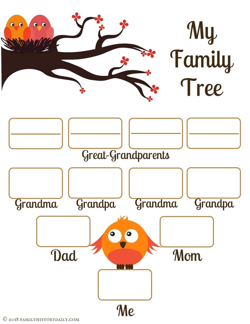 My Family Tree Printable Free Worksheets My Family Tree Printable Free Worksheets