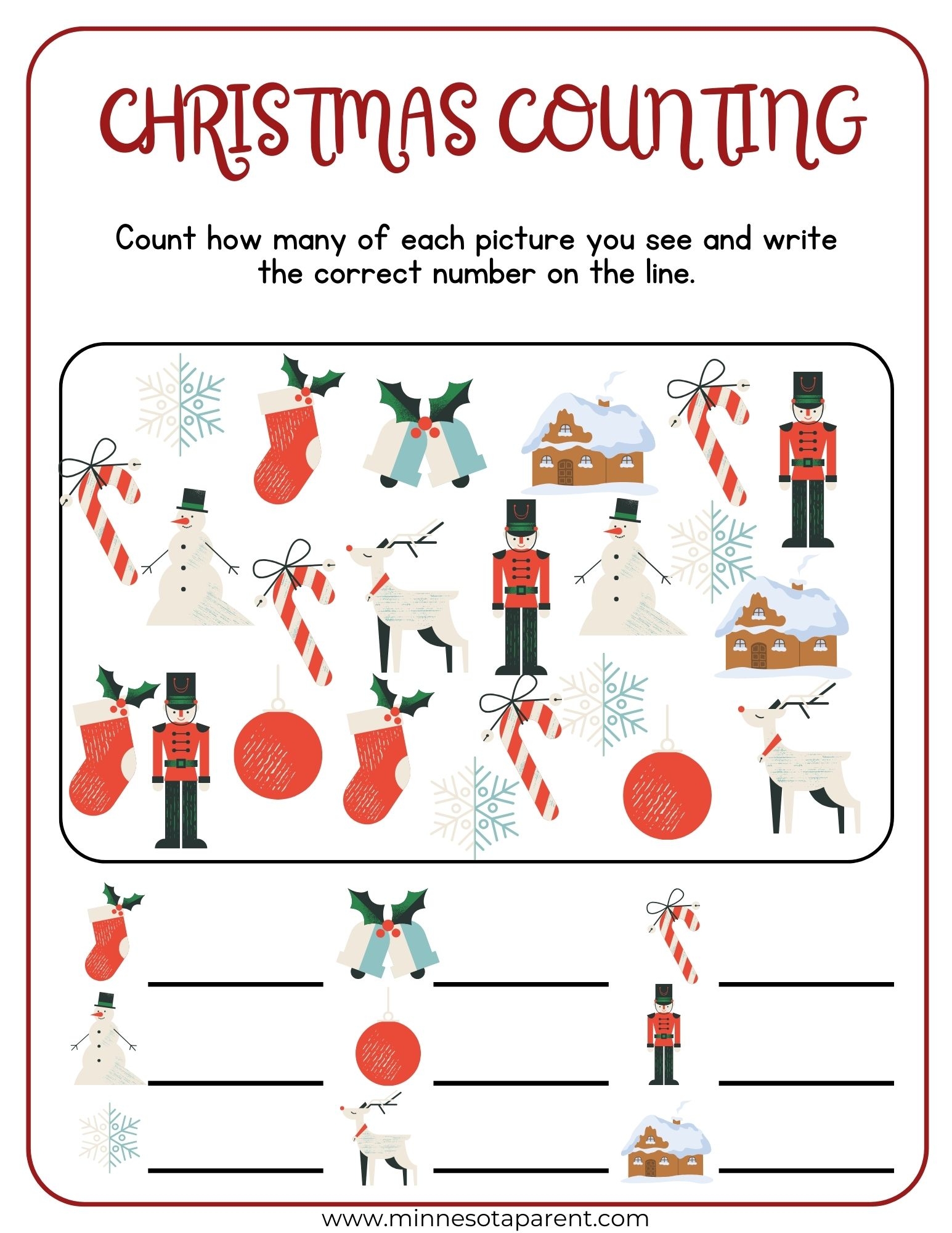 40 Free Christmas Printables U0026 Activity Sheets For Kids Minnesota Parent