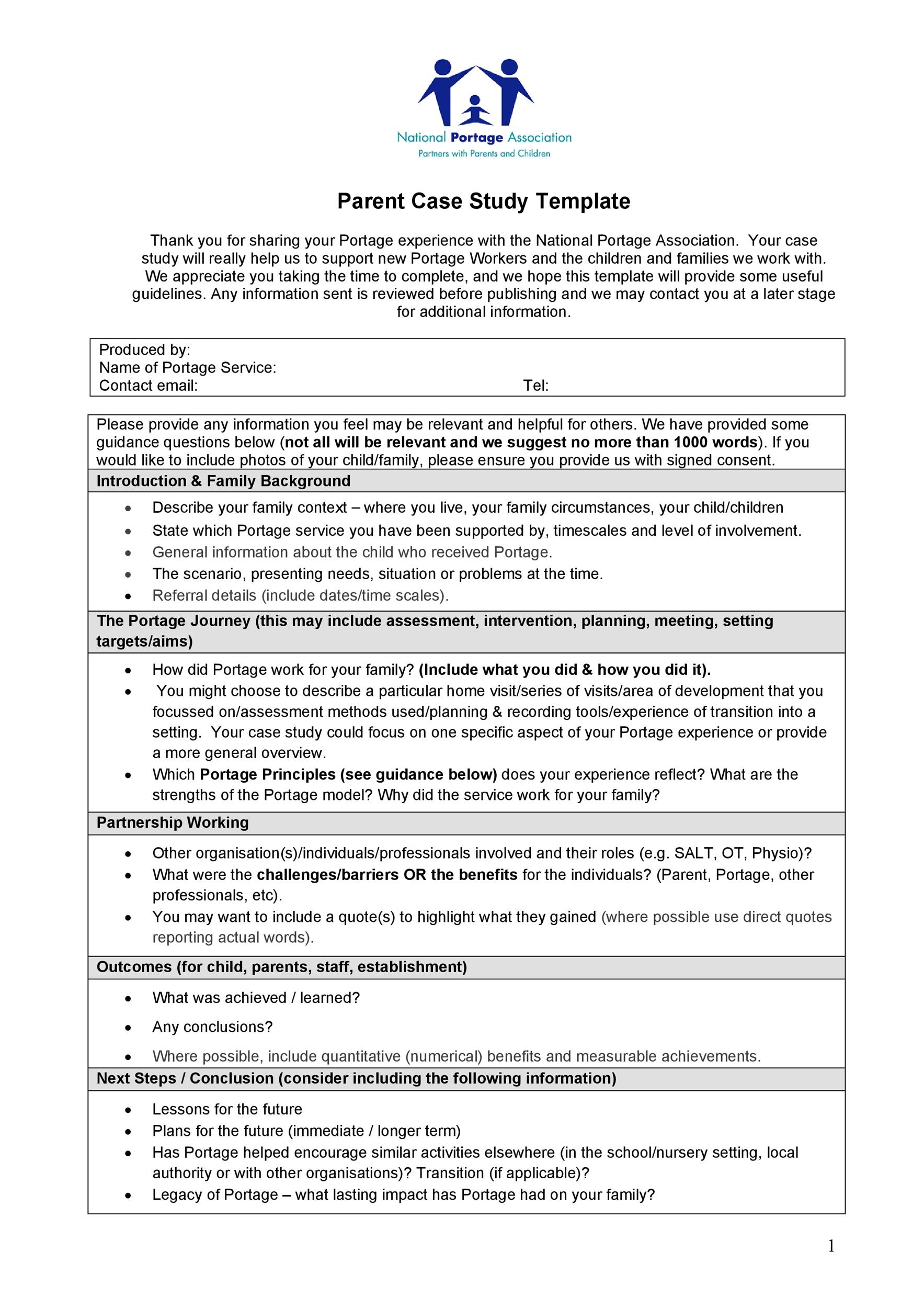 49 Free Case Study Templates Case Study Format Examples 49 Free Case Study Templates Case Study Format Examples