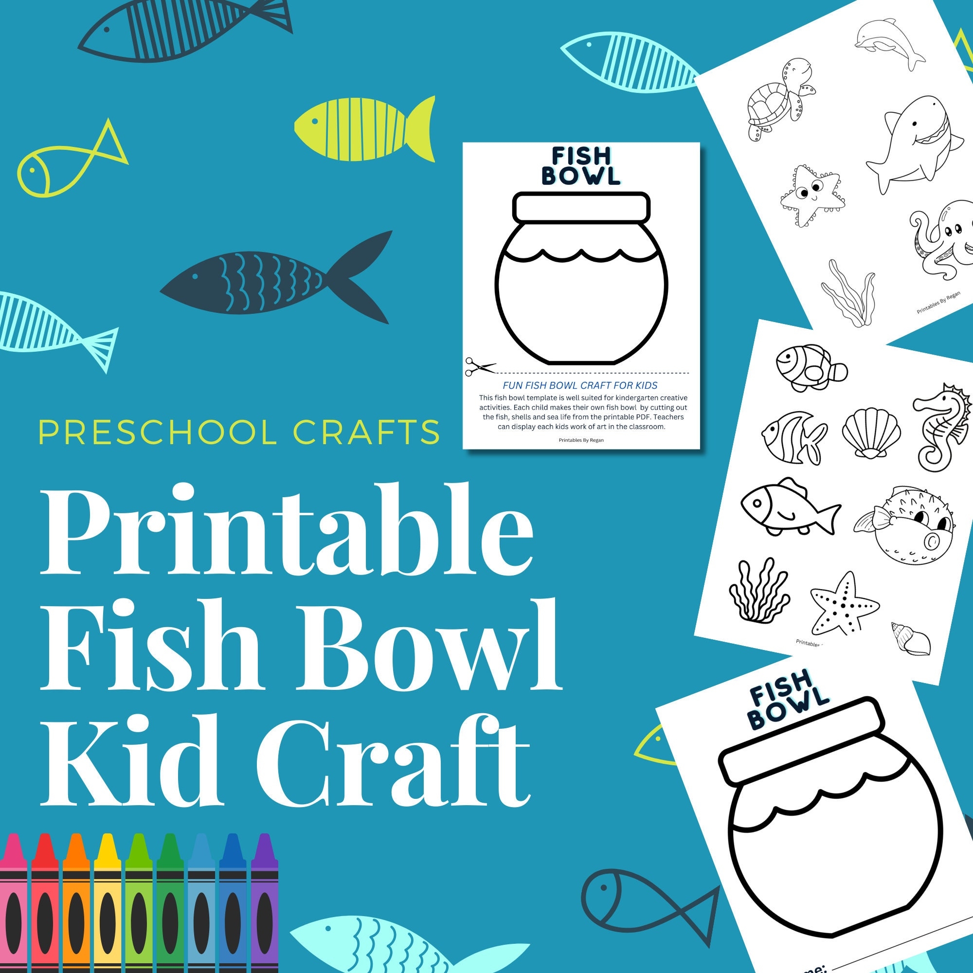 Fish Printables Preschool