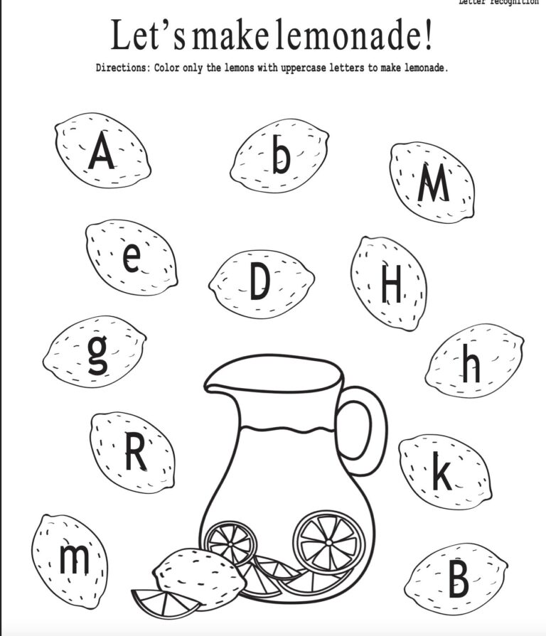 50 Children s Kindergarten Worksheets PDF Printable Coloring