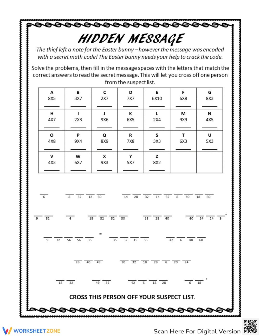 50 Free Printable Crack The Code Worksheet For Students Worksheets Library 50 Free Printable Crack The Code Worksheet For Students Worksheets Library
