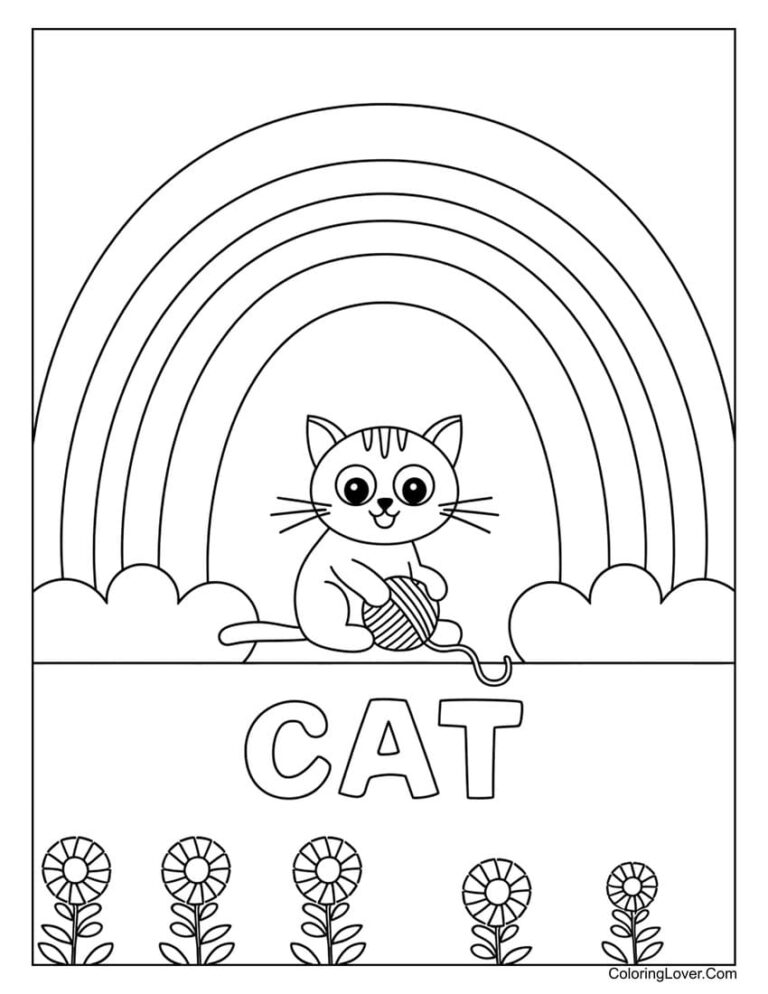 51 Rainbow Coloring Pages Free Printables For Kids