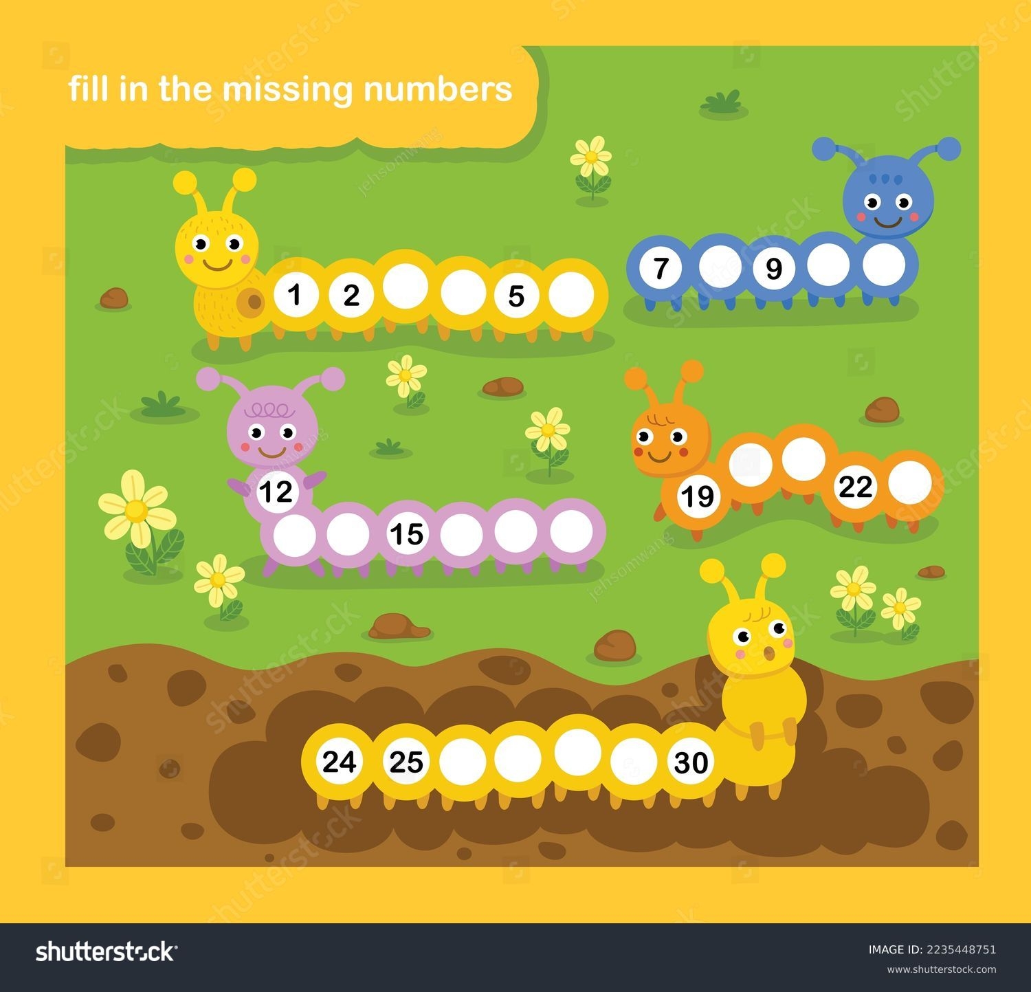 55 823 Kindergarten Math Worksheets Stock Vectors And Vector Art Shutterstock