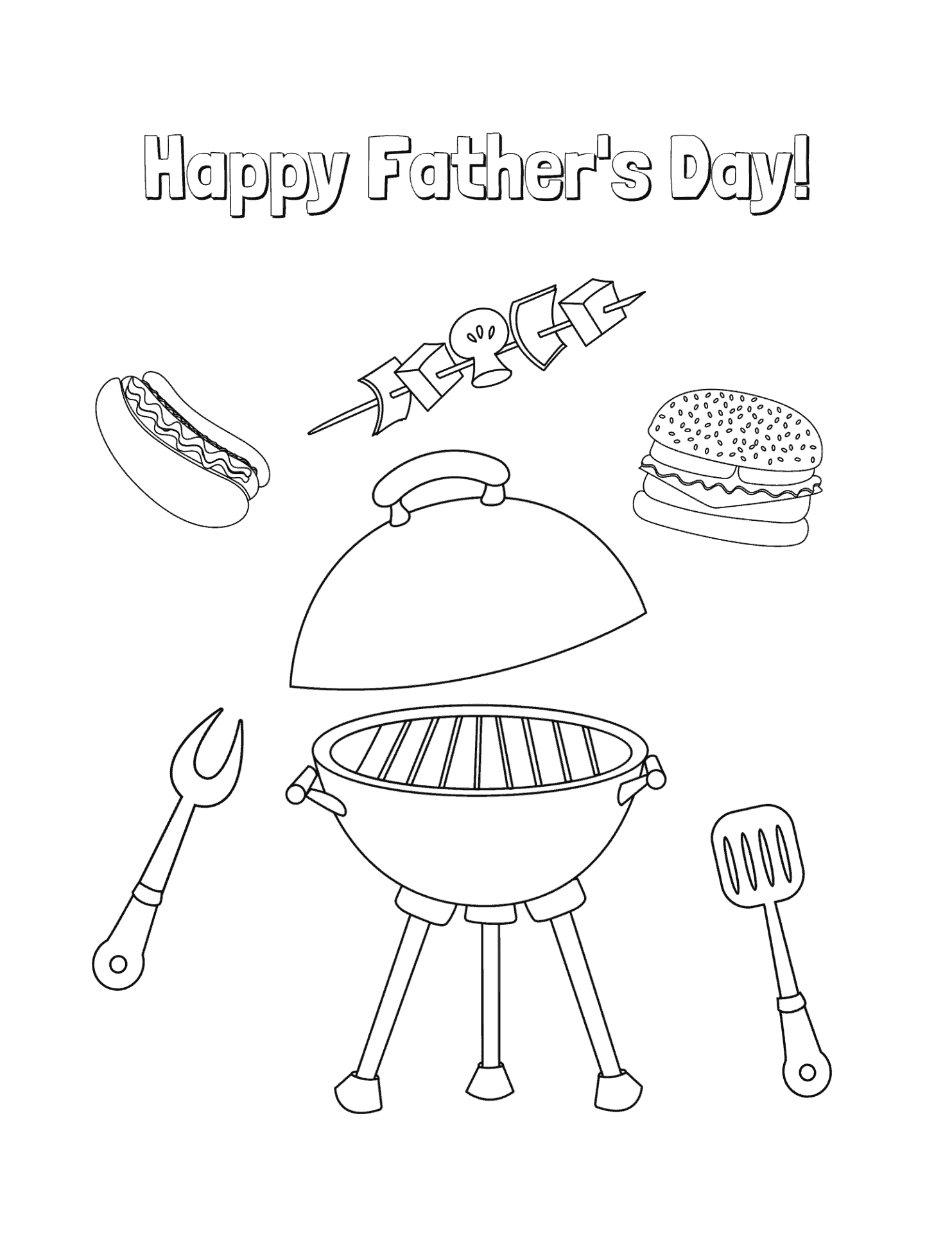 Free Printable Fathers Day Coloring Preschool Free Printable Fathers Day Coloring Preschool