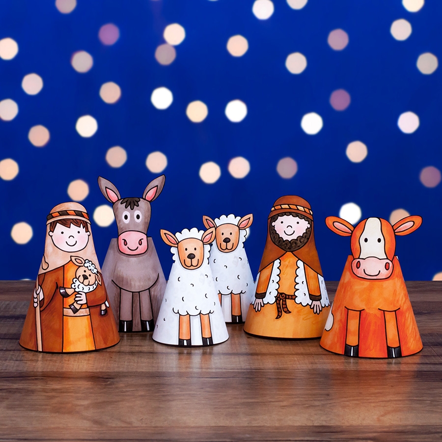A Printable Nativity Scene Craft Your Kids Will Love To Make A Printable Nativity Scene Craft Your Kids Will Love To Make