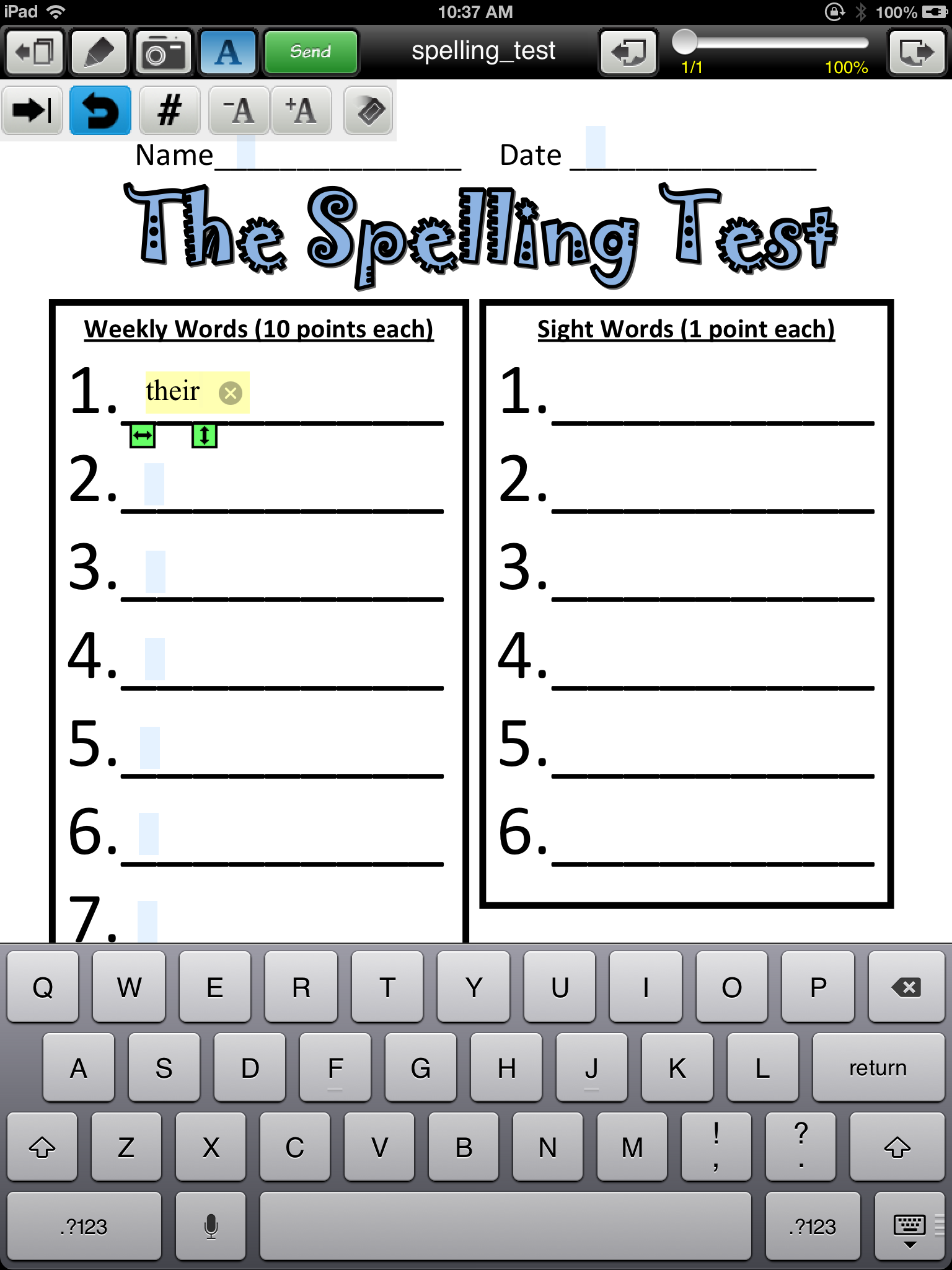 Adapting Worksheets For Students With Poor Handwriting Using Your Adapting Worksheets For Students With Poor Handwriting Using Your