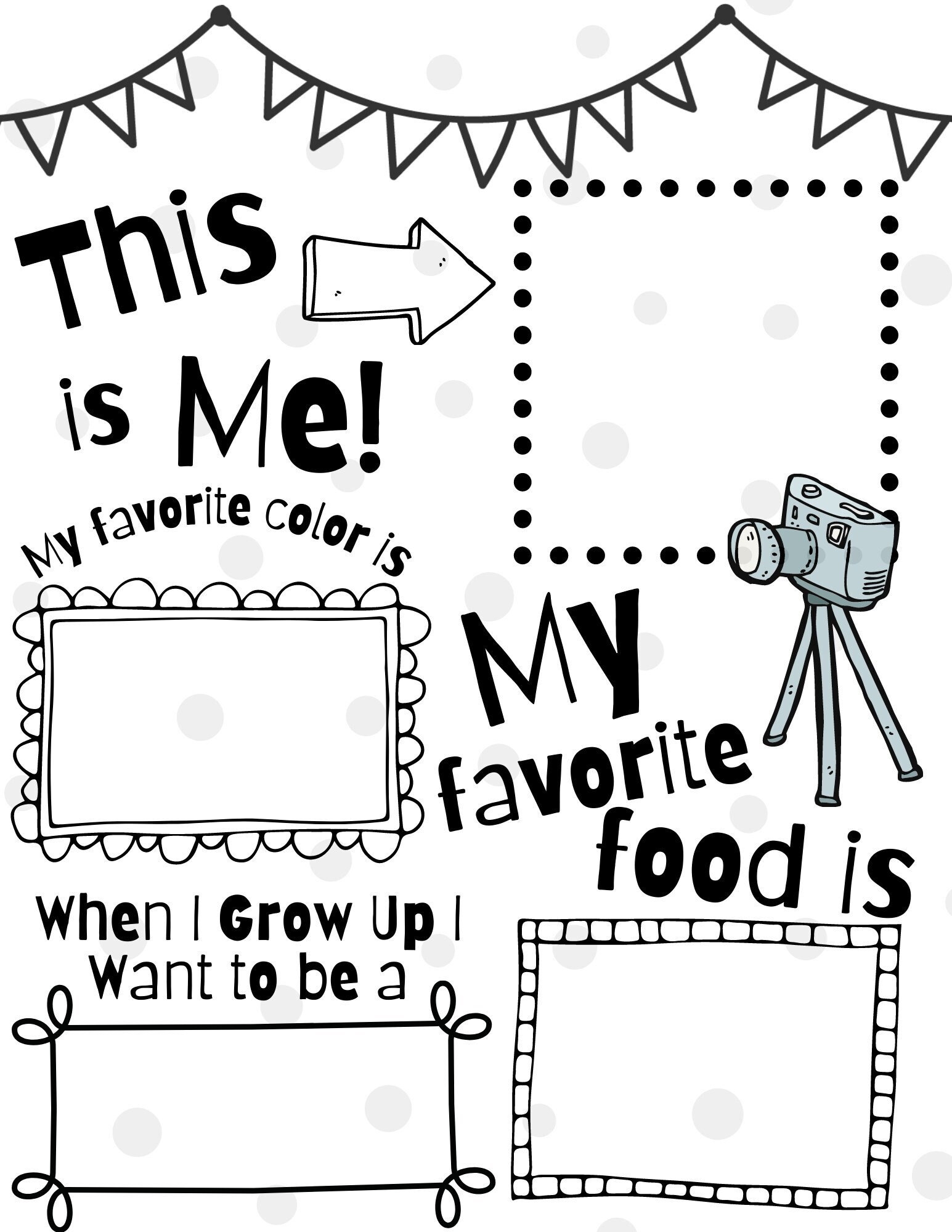 All About Me Preschool Worksheet First Day Of Preschool Handprint Poem Preschool Fun Fact Printable Mom And Dad Preschool Poem Etsy UK