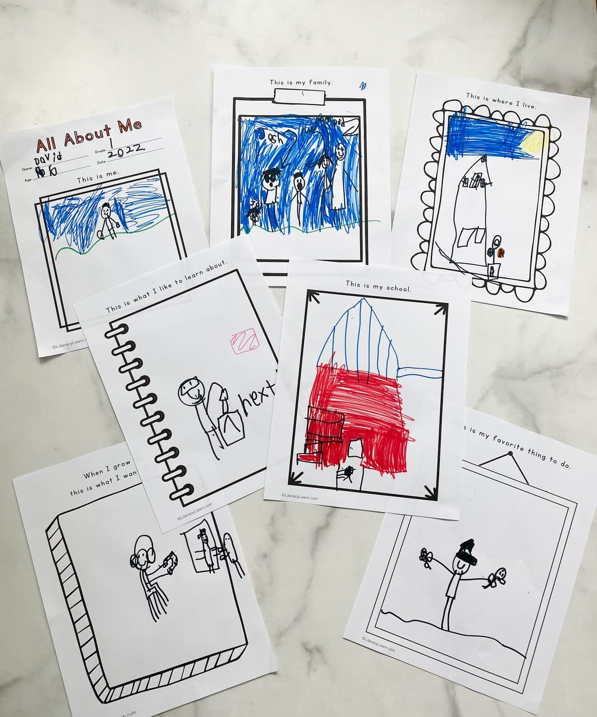 All About Me Book Preschool Printable