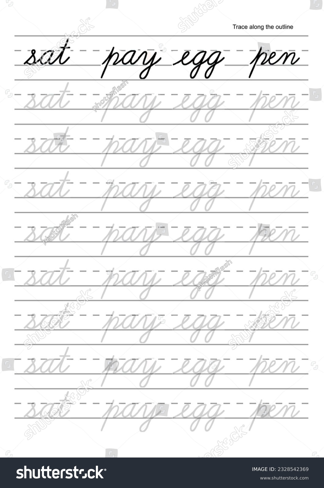 Alphabet Cursive Worksheets For Easy Handwriting Practice Free Worksheets Library