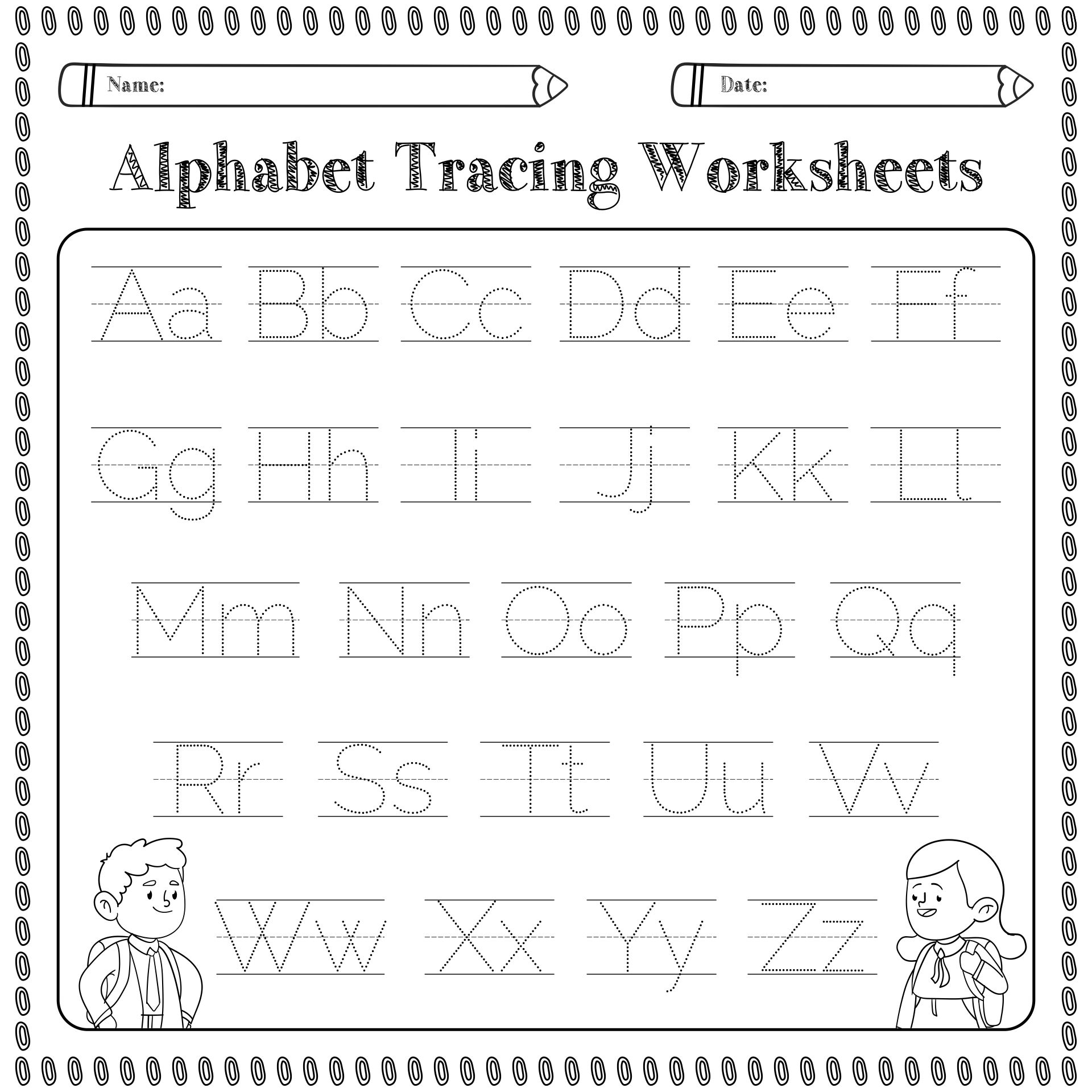 Free Printable Alphabet Worksheet