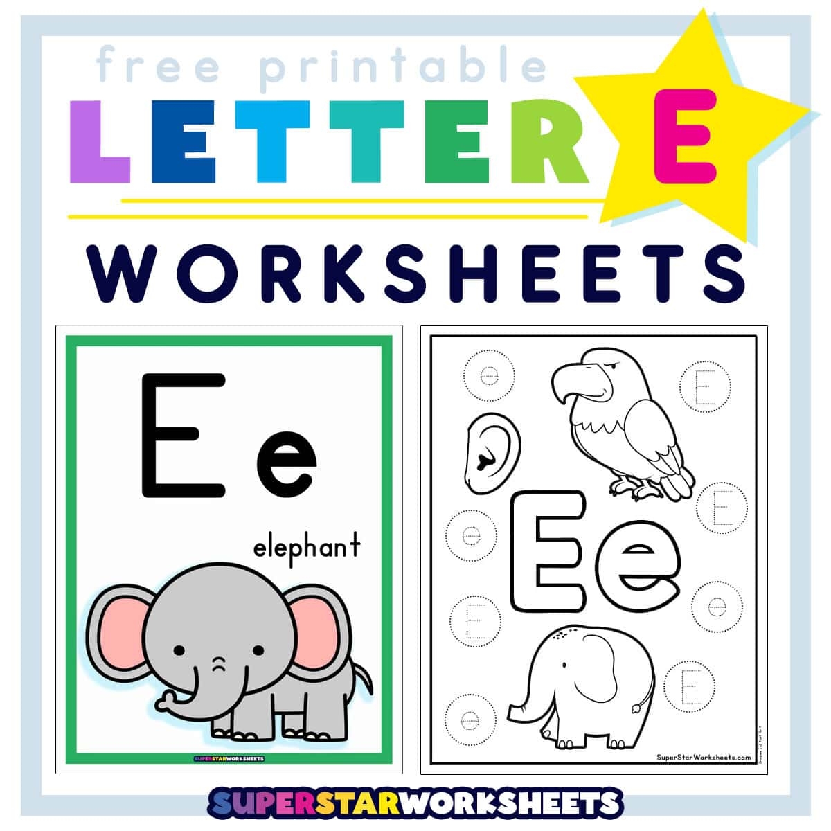 Alphabet Worksheet For Playgroup
