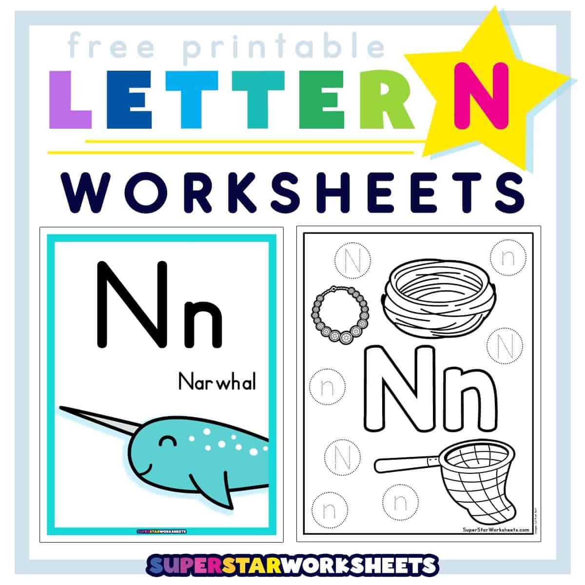 Free Letter Tracing Worksheets For Kindergarten