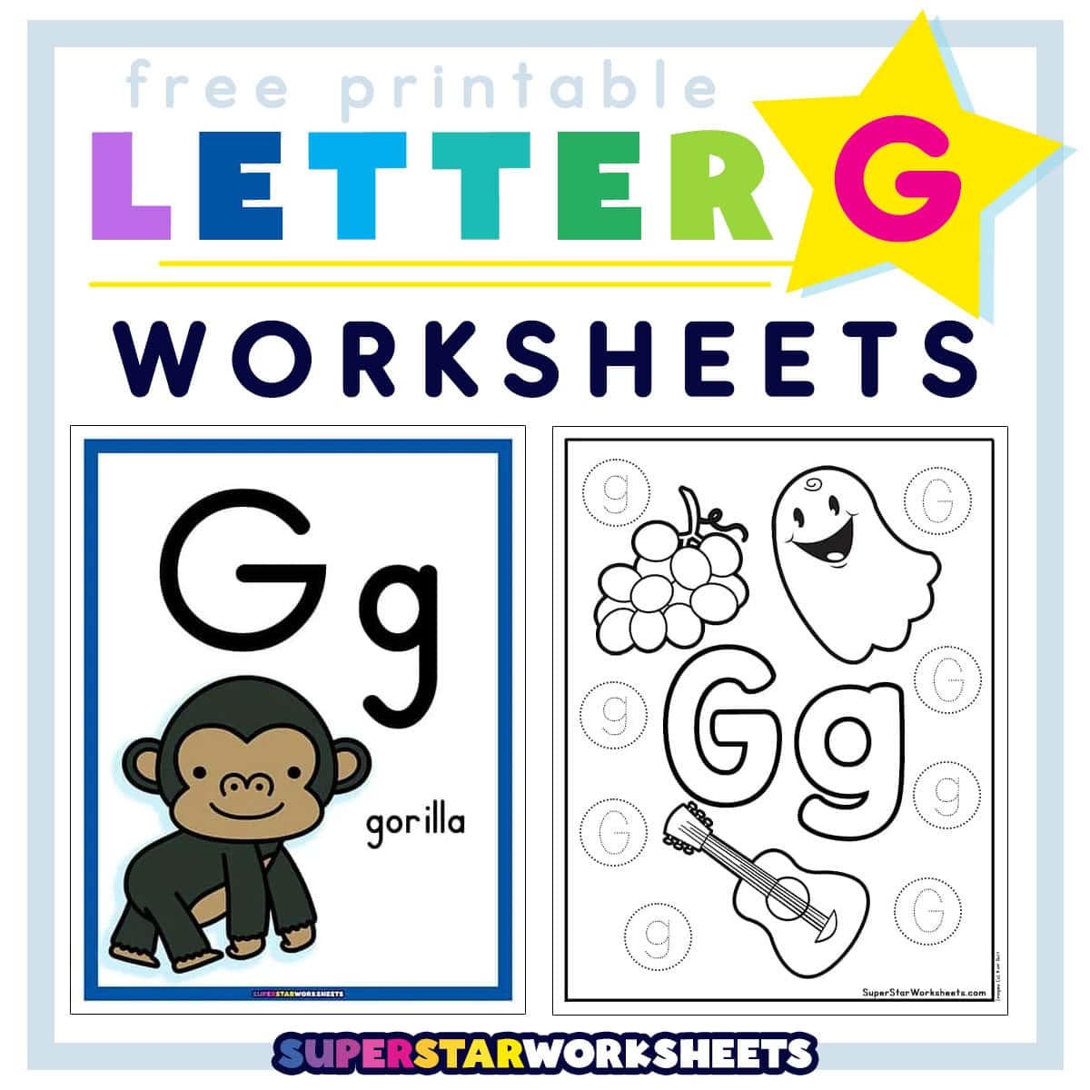 Printable Letters Worksheets For Preschool