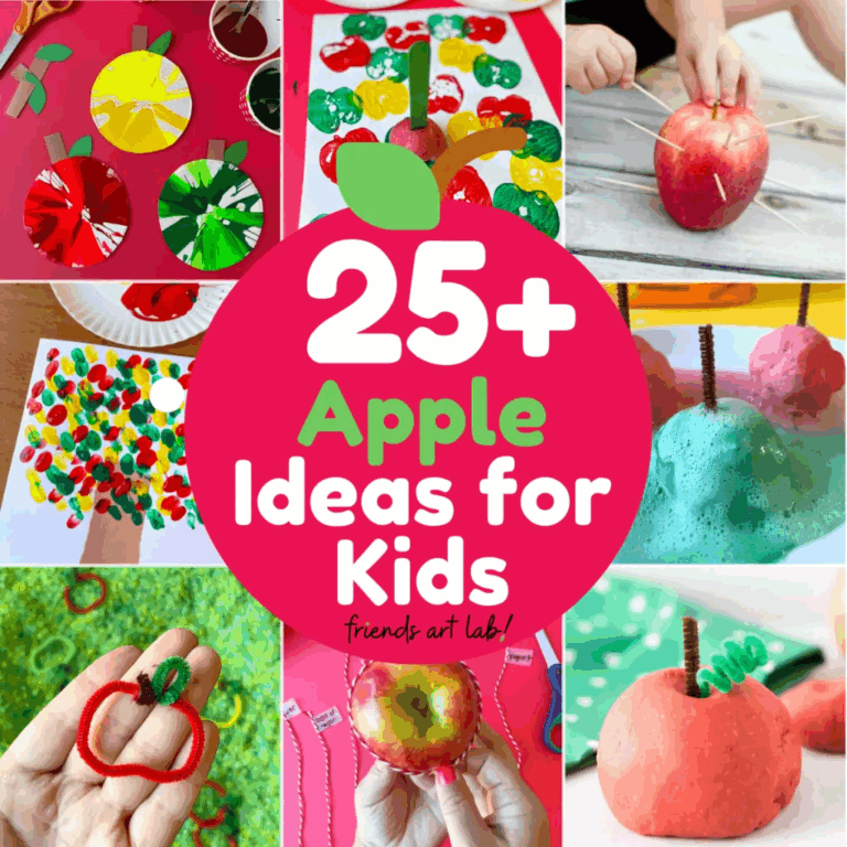 Apple Activities For Preschool Friends Art Lab