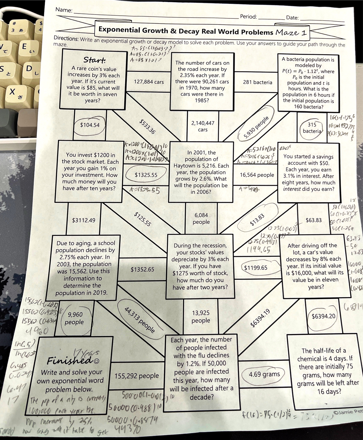 Apr 28 Doc 1 Work Name Period Date Exponential Growth 