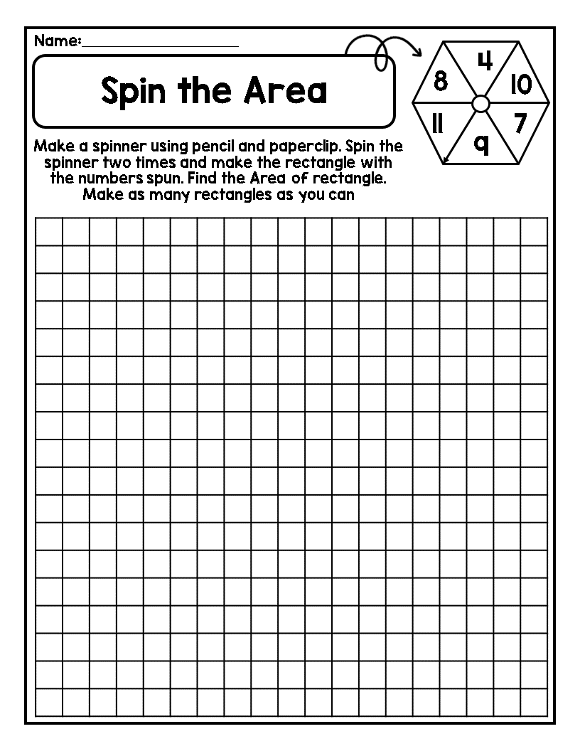 Free Third Grade Printable Perimeter Worksheet