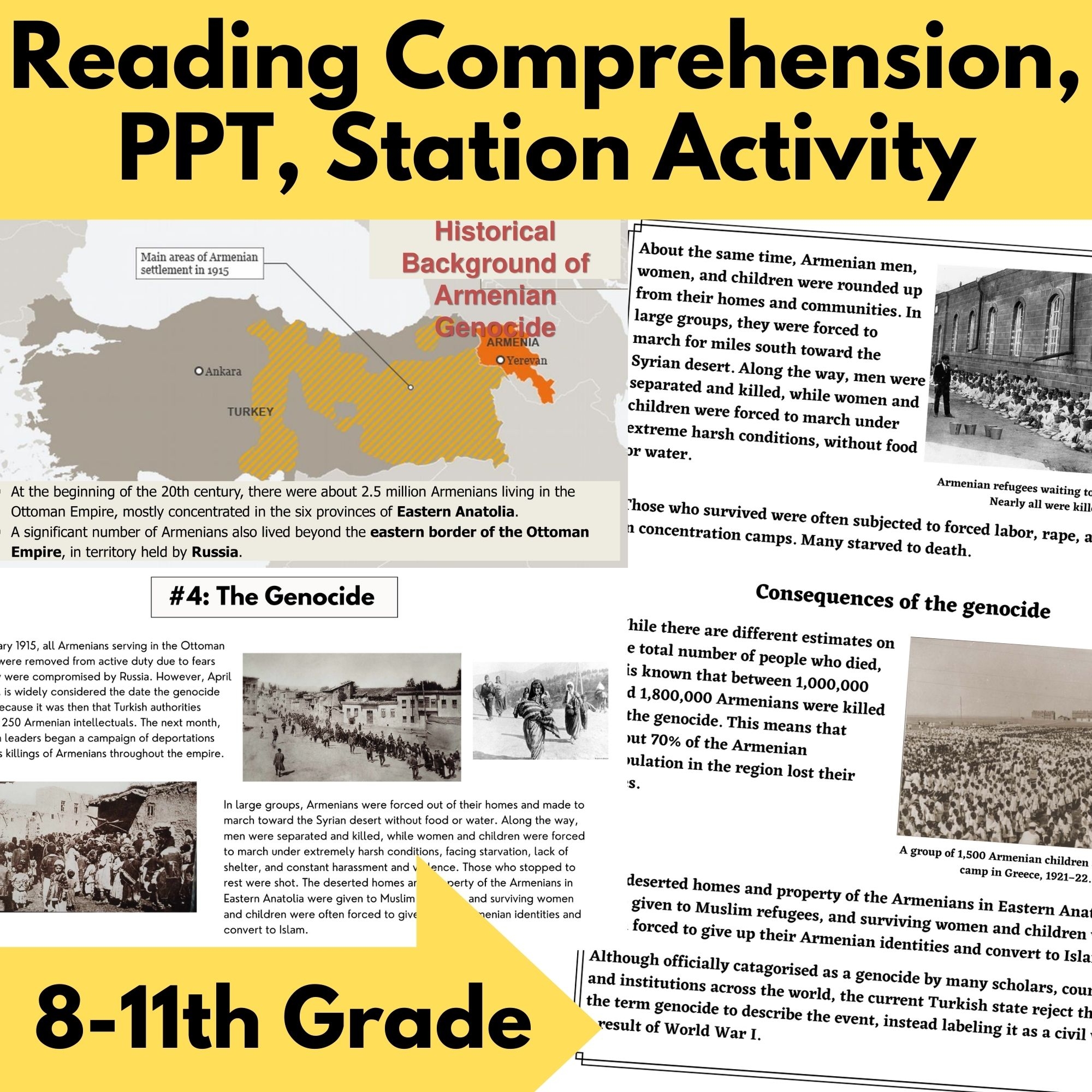 Armenian Genocide Reading Comprehension Worksheets Armenian Genocide Reading Comprehension Worksheets