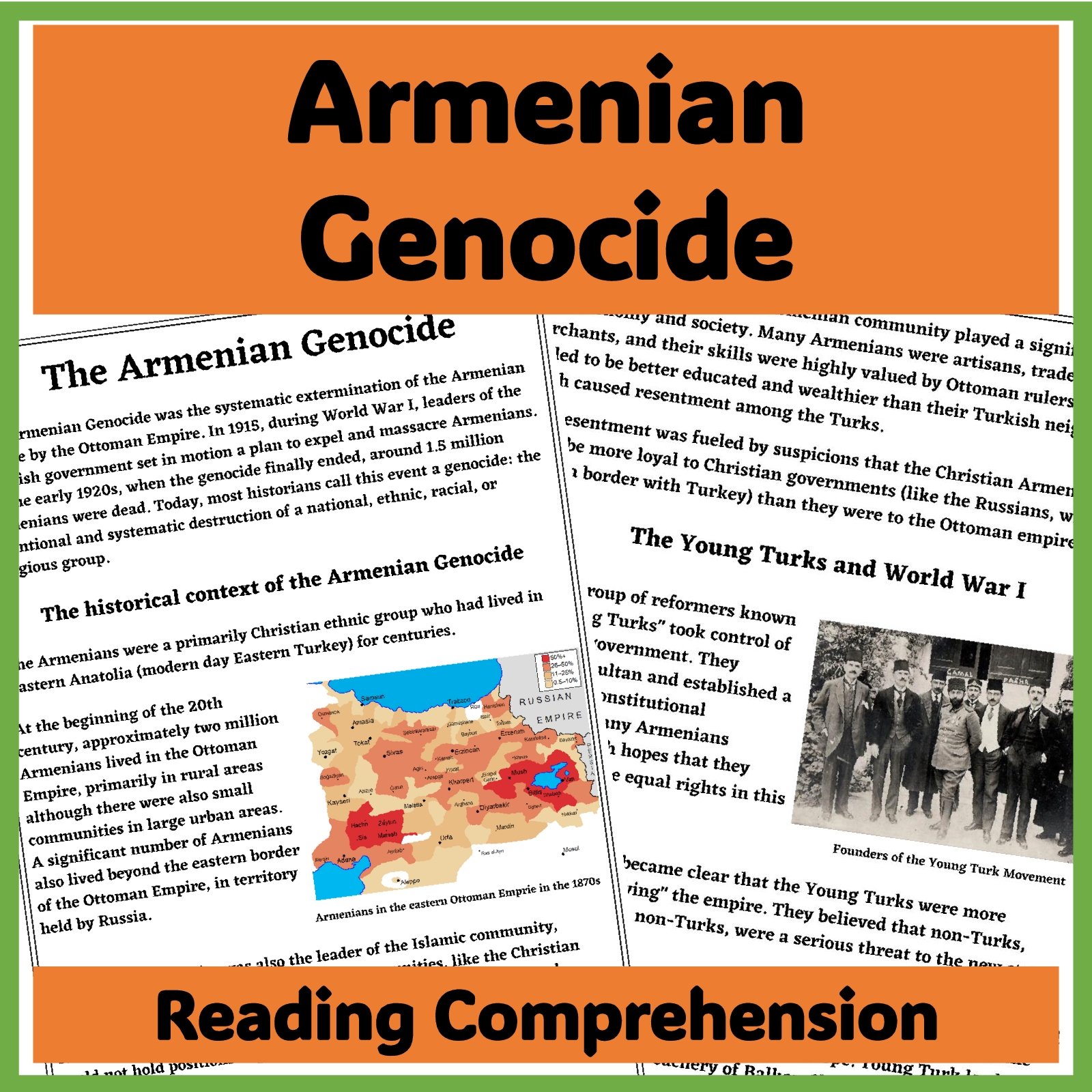 Armenian Genocide Reading Comprehension Passages And Questions Made By Teachers Armenian Genocide Reading Comprehension Passages And Questions Made By Teachers