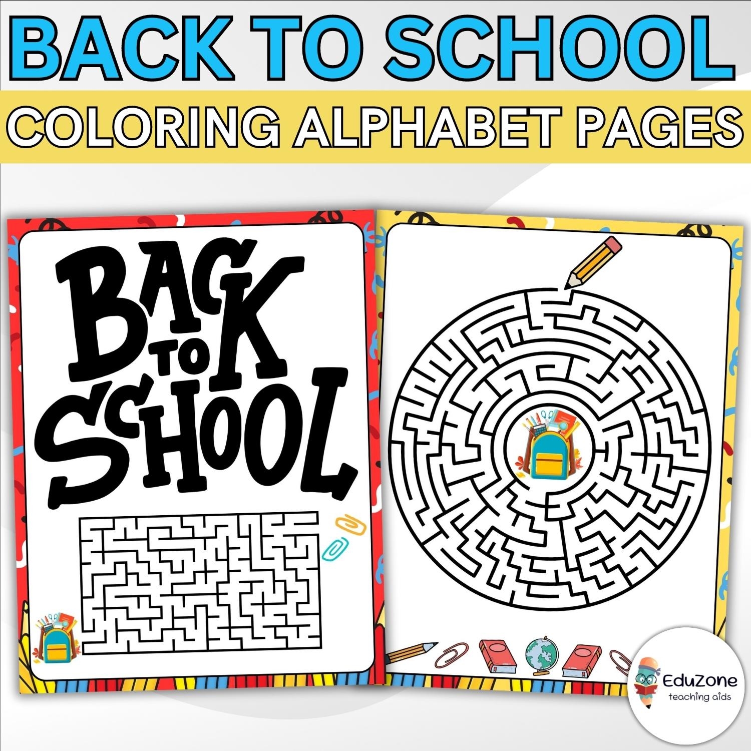 Back To School Mazes A Fun And Creative Way To Improve Problem Solving Skills Made By Teachers Back To School Mazes A Fun And Creative Way To Improve Problem Solving Skills Made By Teachers