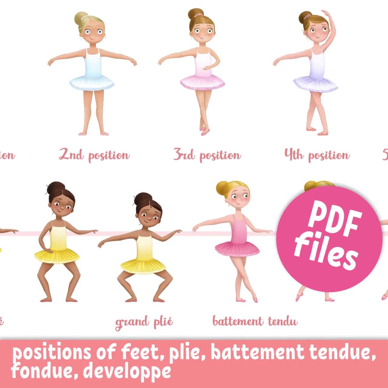 BALLET POSES Printable Poster For Preschool Girls Ballet Class Basic Ballerina Positions Classroom Decor Wall Art Gift Instant Download Worksheets Library BALLET POSES Printable Poster For Preschool Girls Ballet Class Basic Ballerina Positions Classroom Decor Wall Art Gift Instant Download Worksheets Library