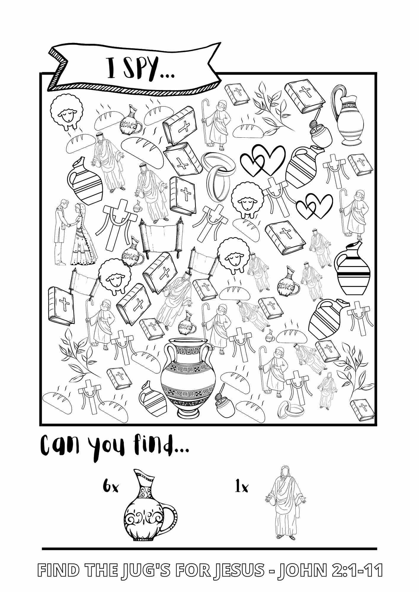 Bible Themed I SPY Printable Activity Sheets PDF Download Free Bible Themed I SPY Printable Activity Sheets PDF Download Free