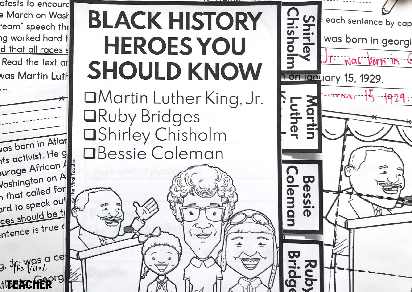 Free Printable Black History Comprehension Worksheets