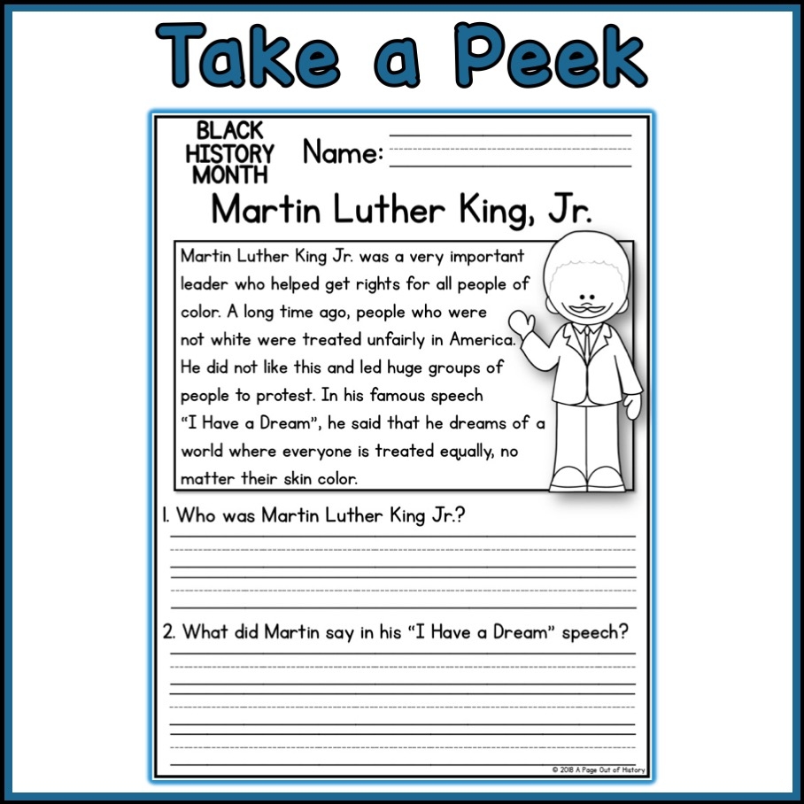 Black History Month Social Studies Reading Comprehension Passages Worksheets Library Black History Month Social Studies Reading Comprehension Passages Worksheets Library