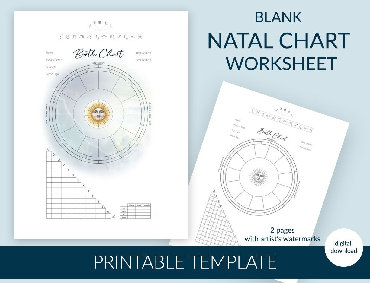 Free Printable Astrology Worksheets