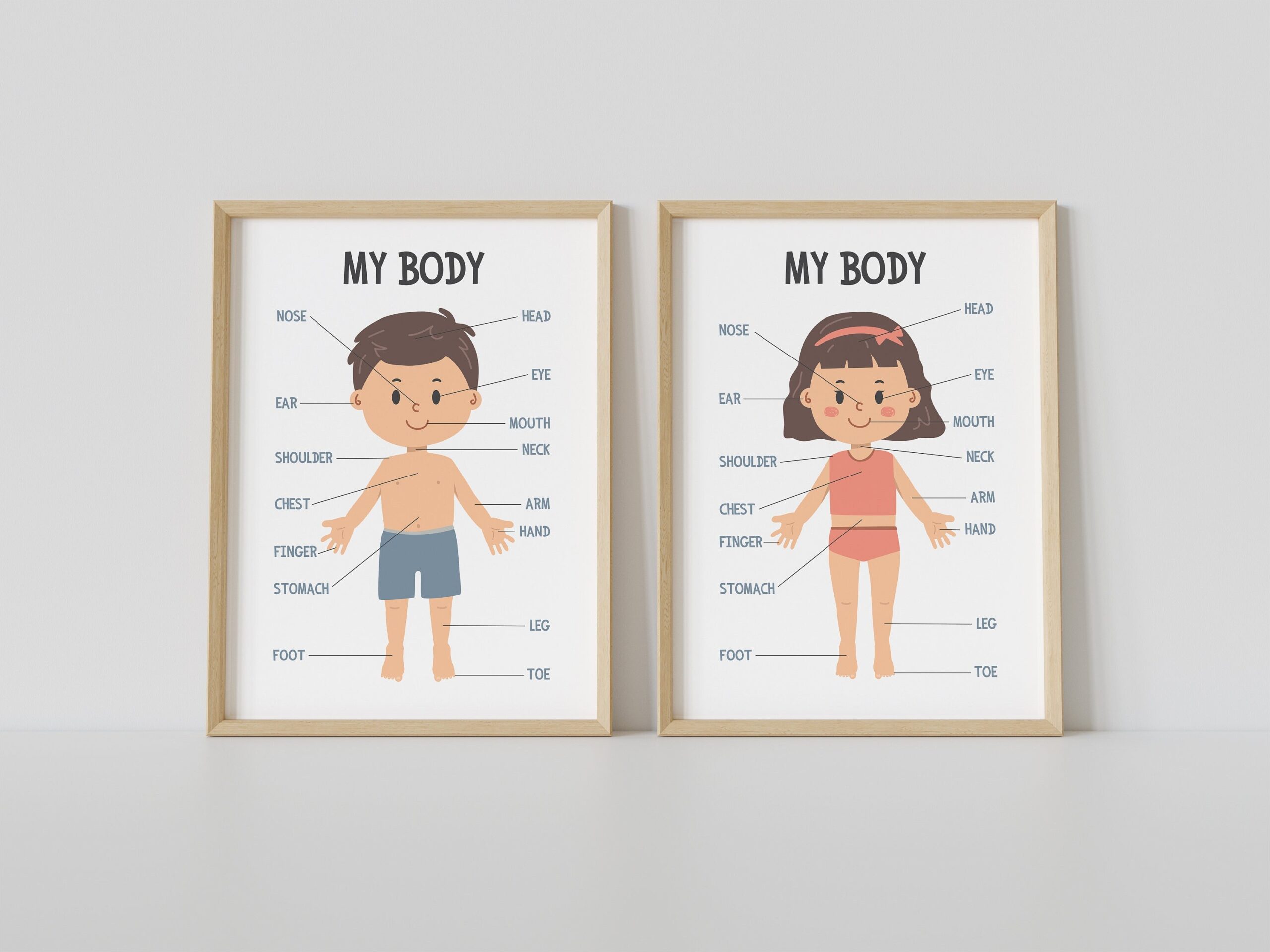 Preschool My Body Printable
