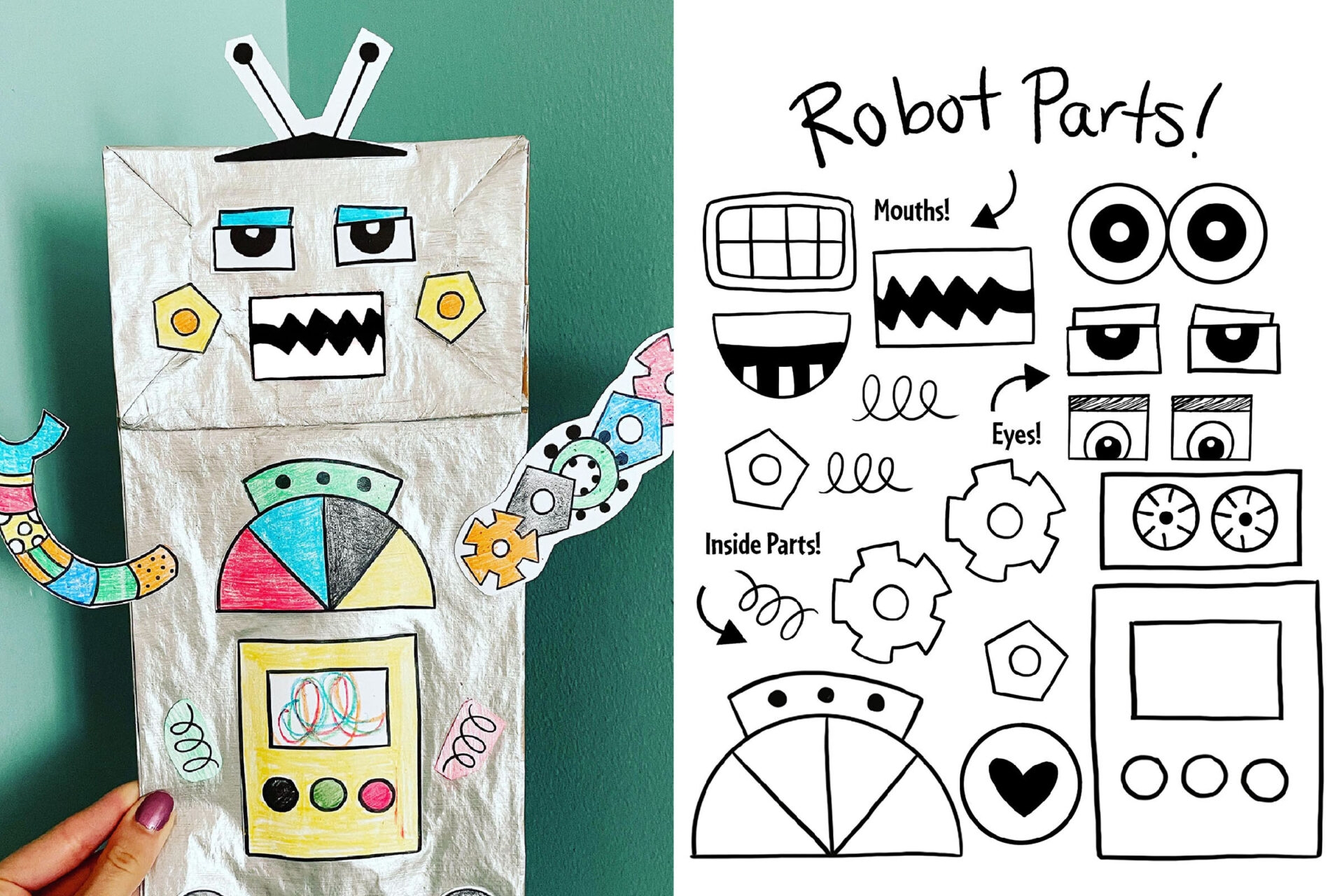 Robot Preschool Printables