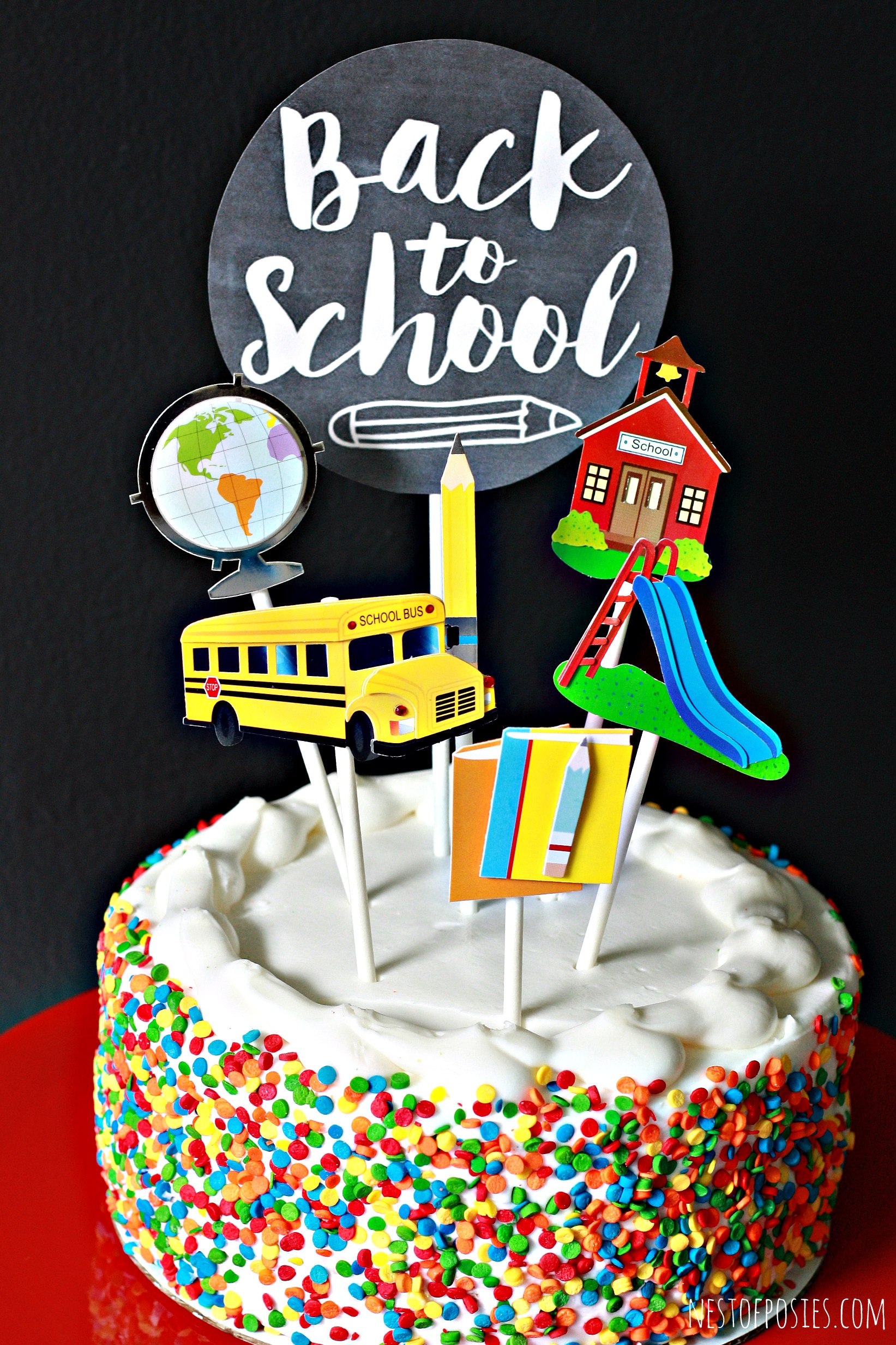 Preschool Printable Birthday Cake Free