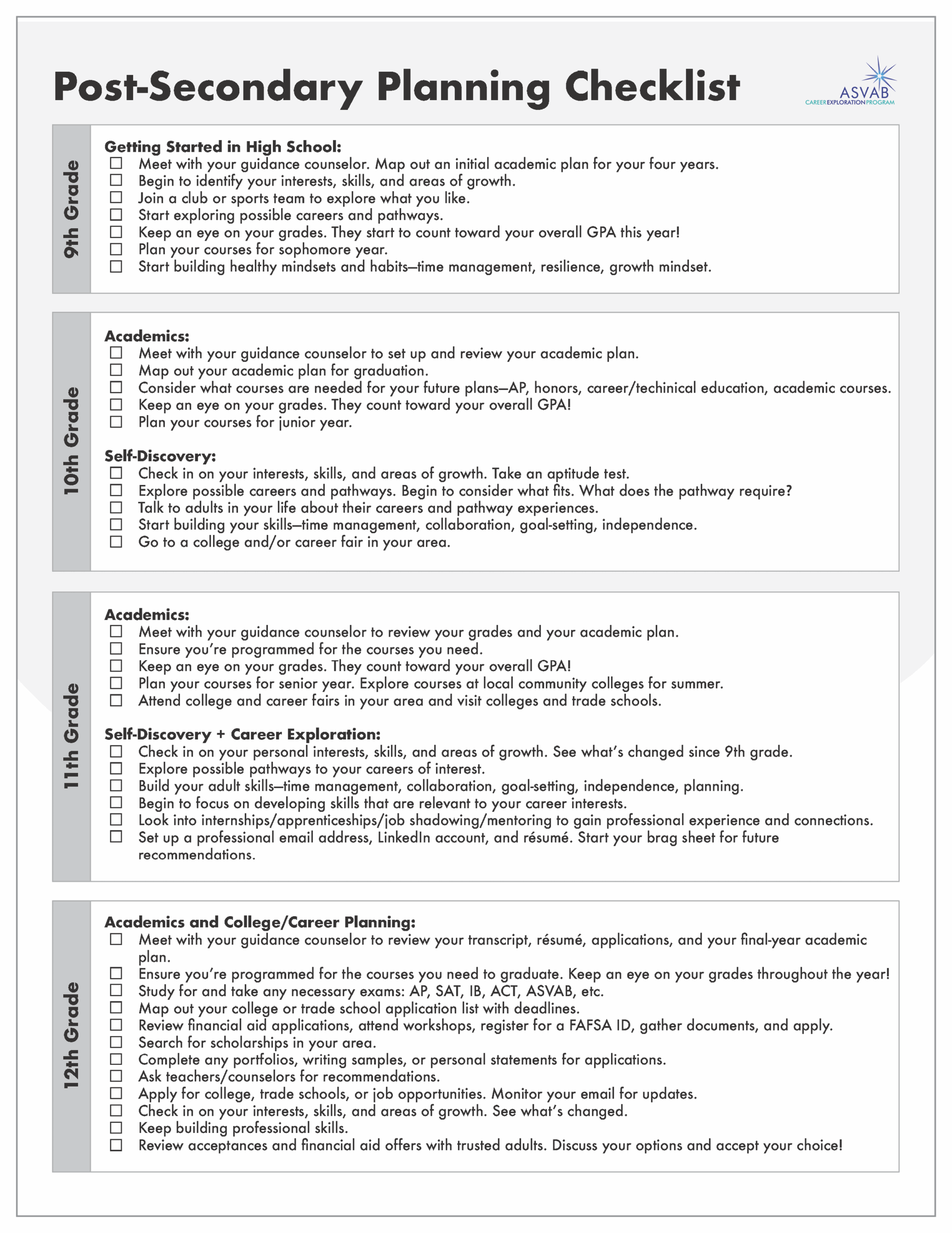 Free Career Exploration Worksheets Printable